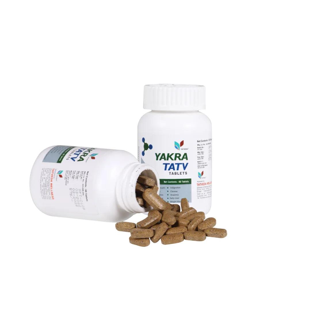 YAKRA TATV Tatveda Ayurvedic Natural Liver Cleanse Detox Digestion Care GLEIN PHARMA