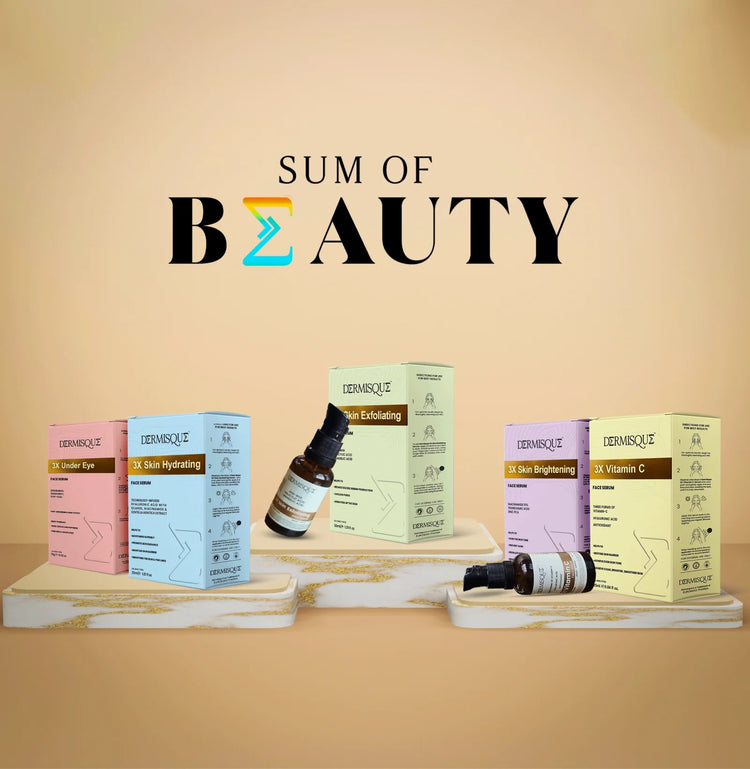 Dermisque USA 3X Face Serums | Best Skin Serum Collection For All Skin Care Needs.