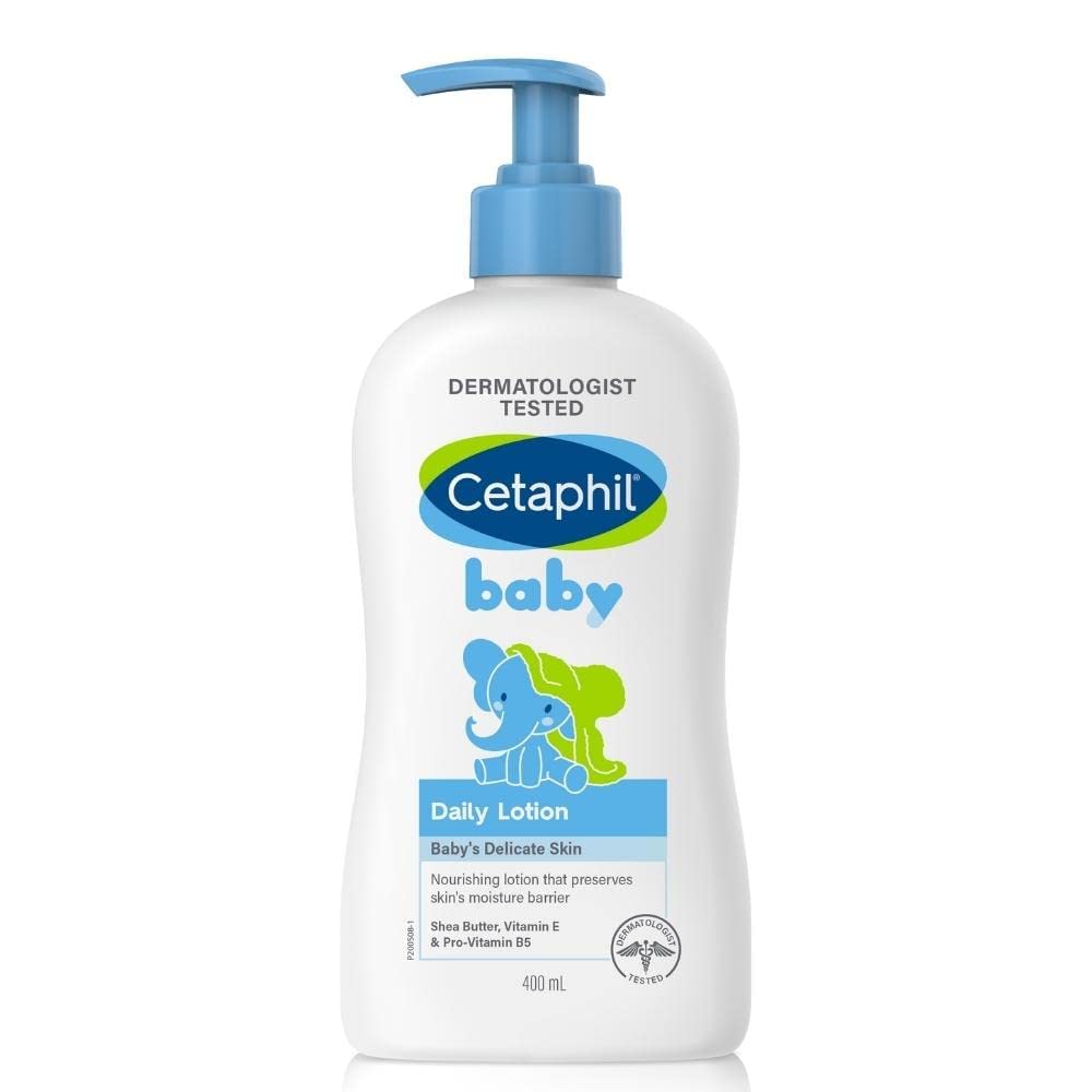 CETAPHIL Baby Daily Lotion (400ml) And Cetaphil Baby Gentle Wash And Shampoo (230ml) Combo