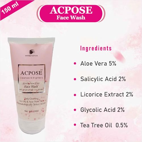 Acpose Gentle Acne Care Face Wash, 150ml