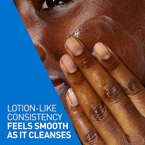 CeraVe Hydrating Cleanser For Normal To Dry Skin (236ml) - Non-Foaming Face Wash with Hyaluronic Acid And Ceramides | Non-Comedogenic, Non-Irritating And Fragrance-Free Cleanser