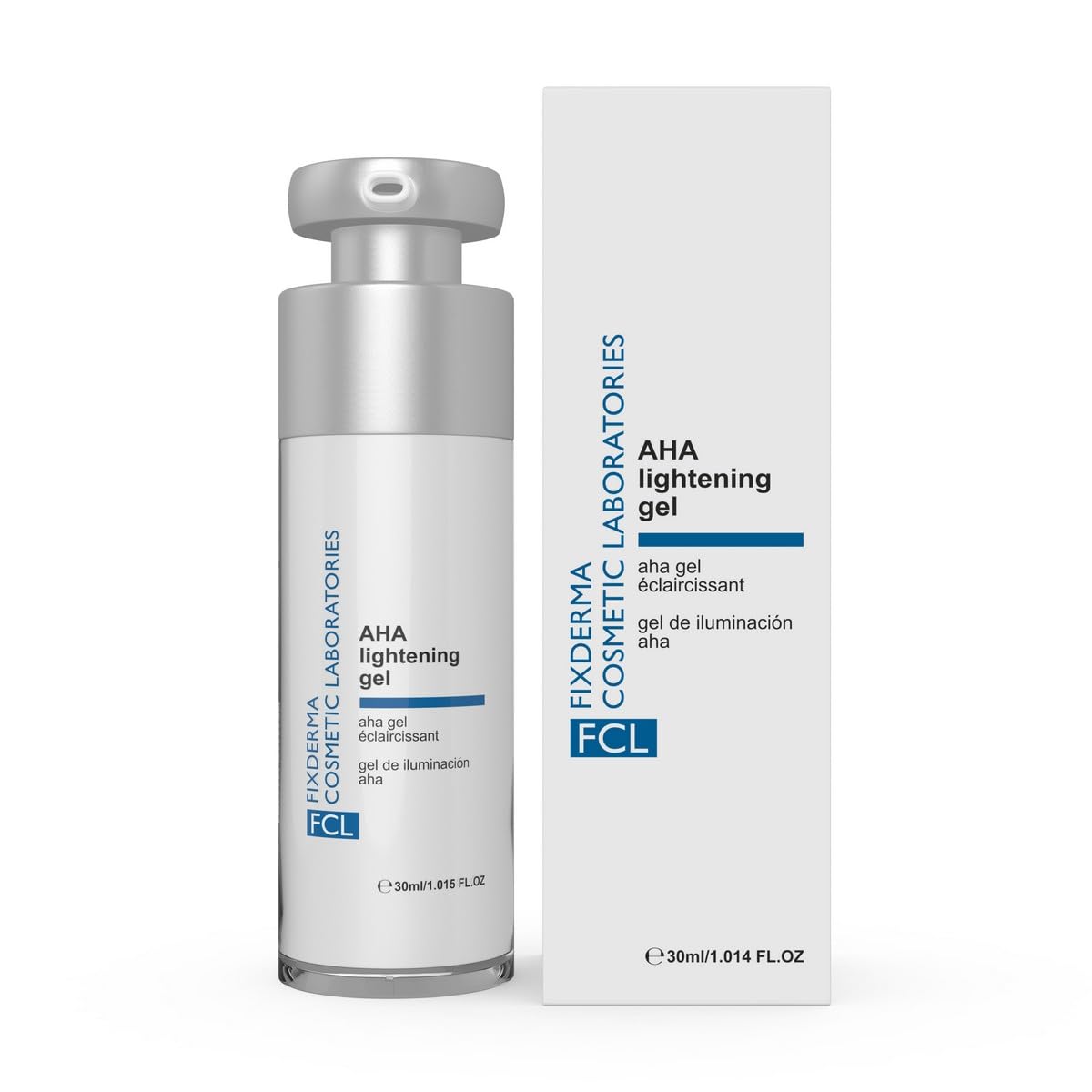 FIXDERMA COSMETIC LABORATORIES 10% Glycolic Acid + 2% Alpha Arbutin Aha Lightening Gel Serum For Skin Brightening | Aha Serum For Men & Women | Paraben Free - 30Ml (Pack Of 1)