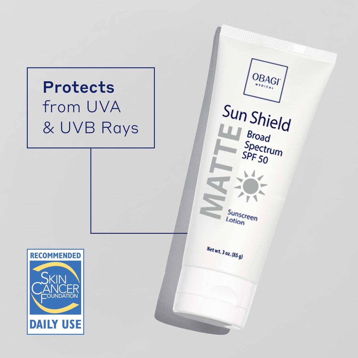 Obagi Medical Sun Shield Broad Spectrum SPF 50 Matte Sunscreen Lotion