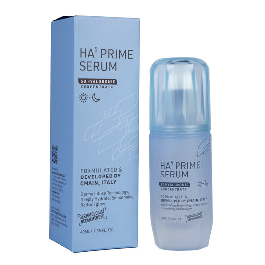 Yuderma HA⁵ Prime Serum – 5D Hyaluronic Concentrate for Skin Hydration and Face Glow | 40ml
