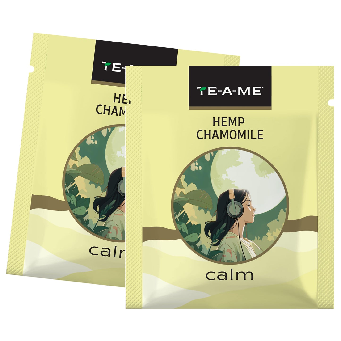 TE-A-ME Hemp Chamomile Tea, 25 Tea Bags