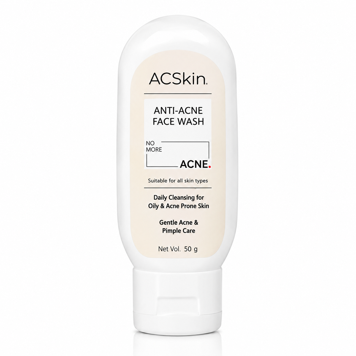 Acskin Anti-acne Facewash  Pack of Two with Tea Tree Oil, Salicylic Acid, Glycolic Acid, Zinc, Niacinamide, Glycerine and D-Penthenol.
