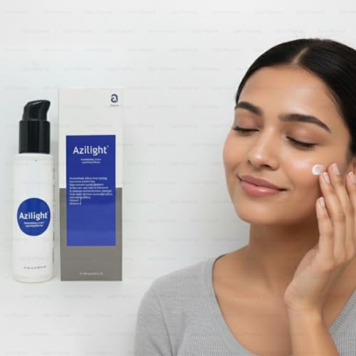 Woman applying Azilight Brightening Moisturizer - Daily hydration for radiant skin