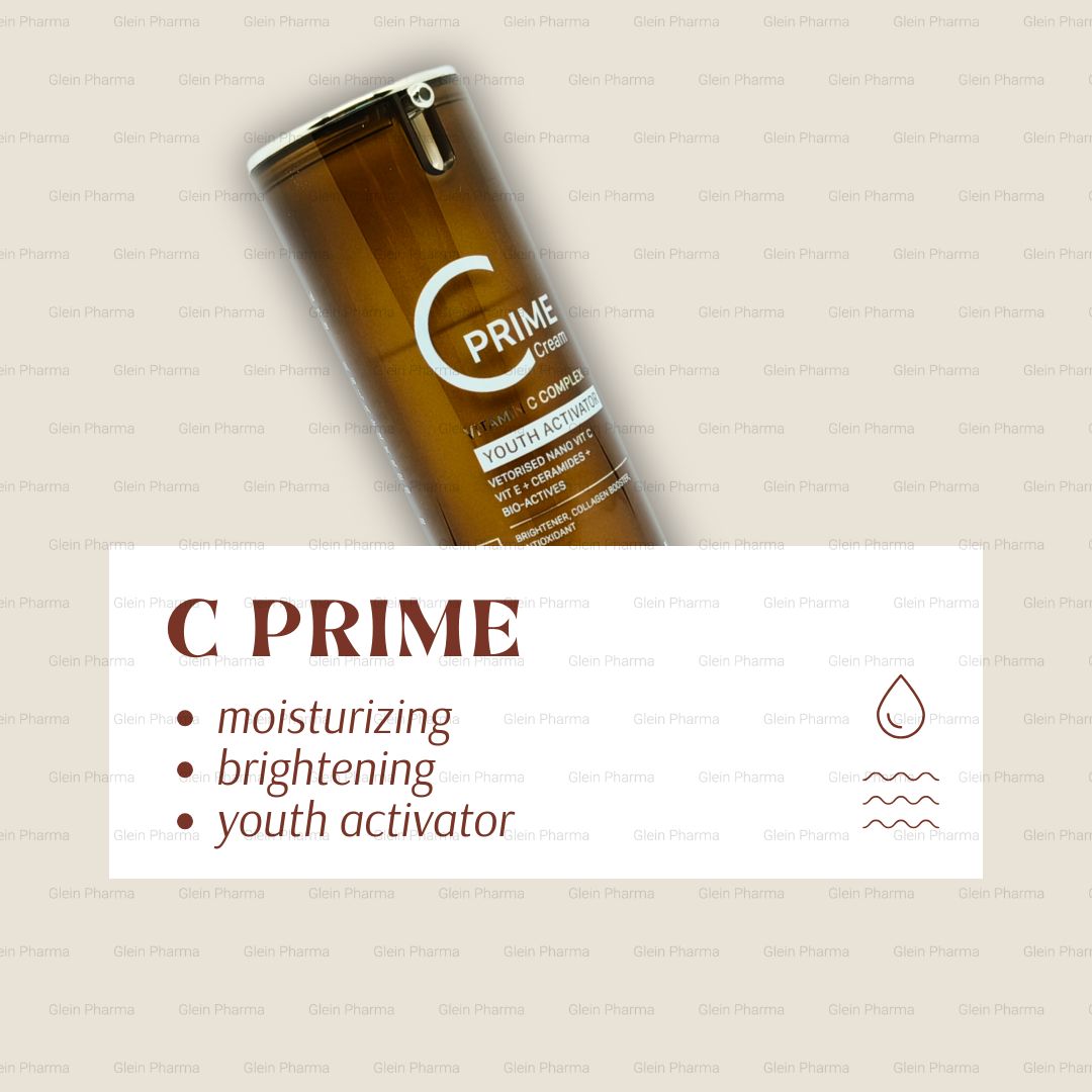 Dermatica C Prime Cream | Youth Activator | Nano Vitamin C, Vitamin E, Ceramides and Bioactives. 30 ml