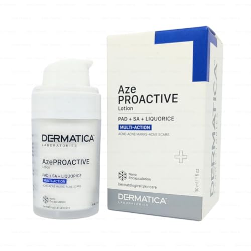 Dermatica AzeProactive lotion and packaging on a white background
