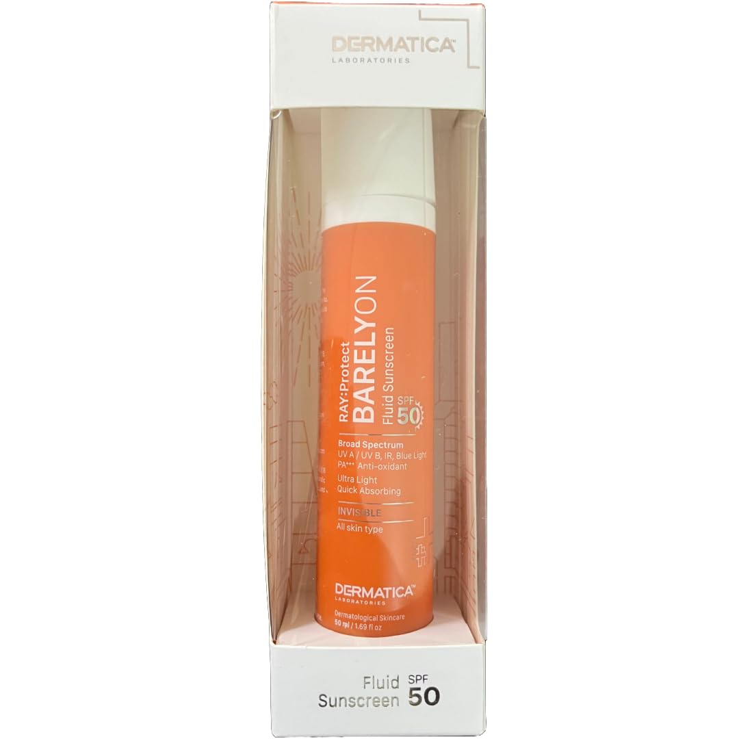 Dermatica Ray Protect Barelyon Fluid Sunscreen SPF 50 or All Skin Types.