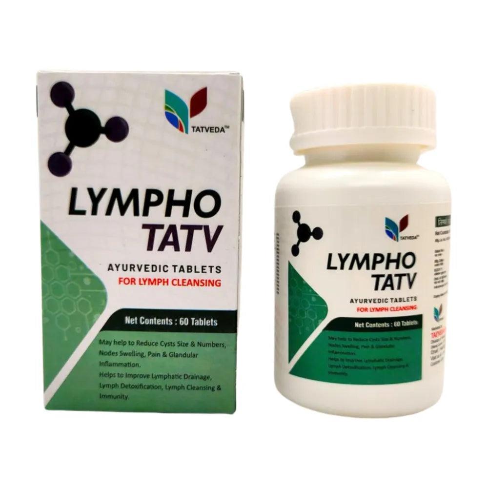 Glein Pharma Tatveda Lympho Tatv Ayurvedic Lymphatic Drainage, Cleanse & Detox Supplement 60 Tablets 