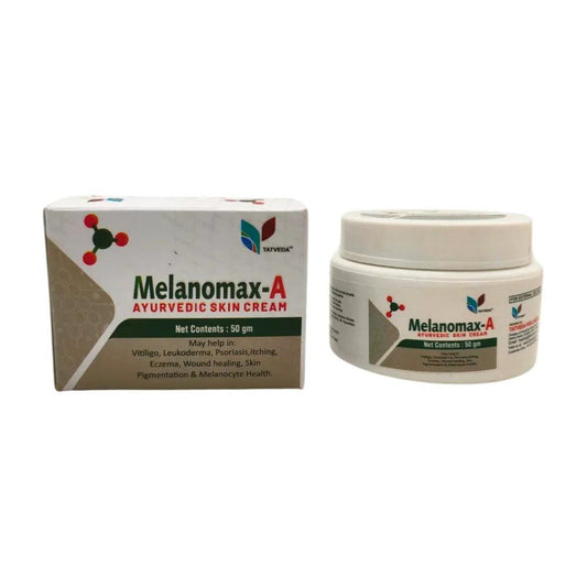 Melanomax-A Cream: Natural Ayurvedic Vitiligo Support for White Spots on Skin.