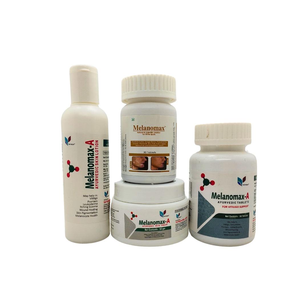 Melanomax Anti Vitiligo Bundle- Scientific Solution for White Spots. - GLEIN PHARMA