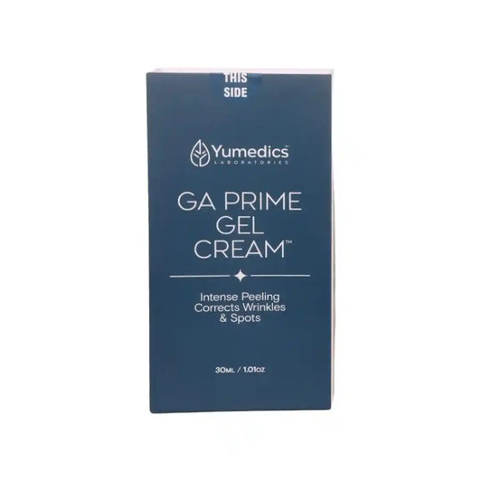 Yumedics GA Prime Gel Cream packaging on a white background