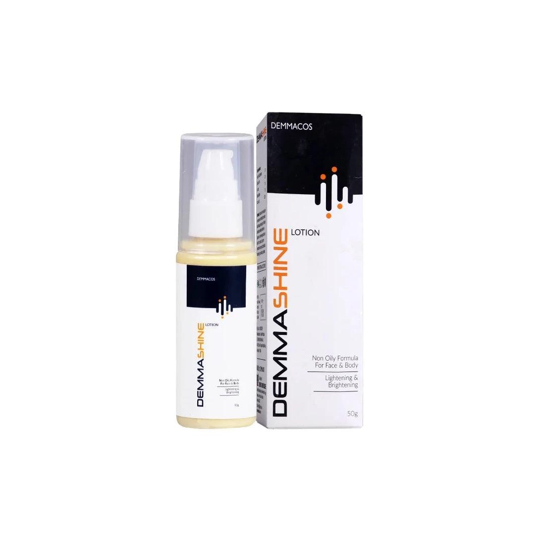 Demmashine: Skin Lightening Lotion with Kojic Acid & Alpha Arbutin Glein Pharma India