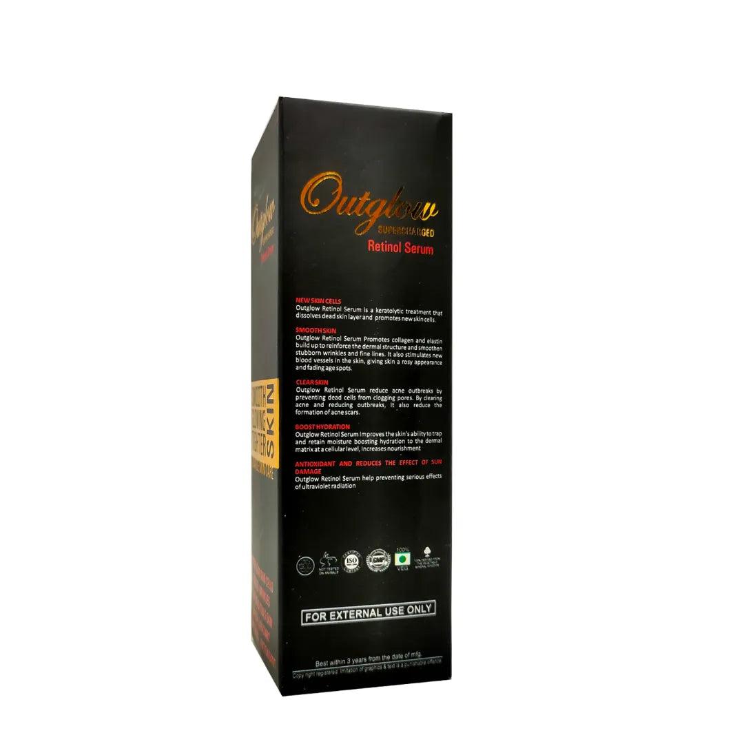 Feodra Outglow Retinol Vitamin A 5% + Rose Oil + Sandalwood Oil - Anti Aging Anti-Wrinkle Serum Glein Pharma 