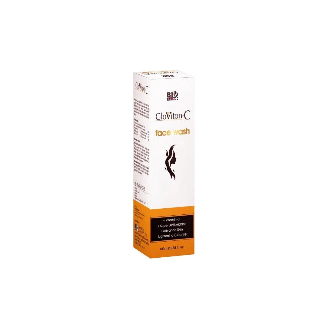 Gloviton-C: Face Wash with Vitamin C, Kojic Acid, Glycolic Acid, Salicylic Acid & Liquorice Extract 100 ML. Glein Pharma India