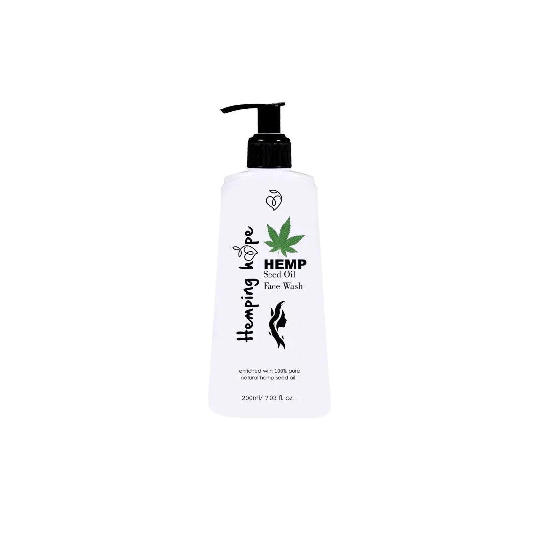 Hemping Hope Hemp Seed OIl Face Wash | Natural Glow for All Skin Types Glein Pharma India 