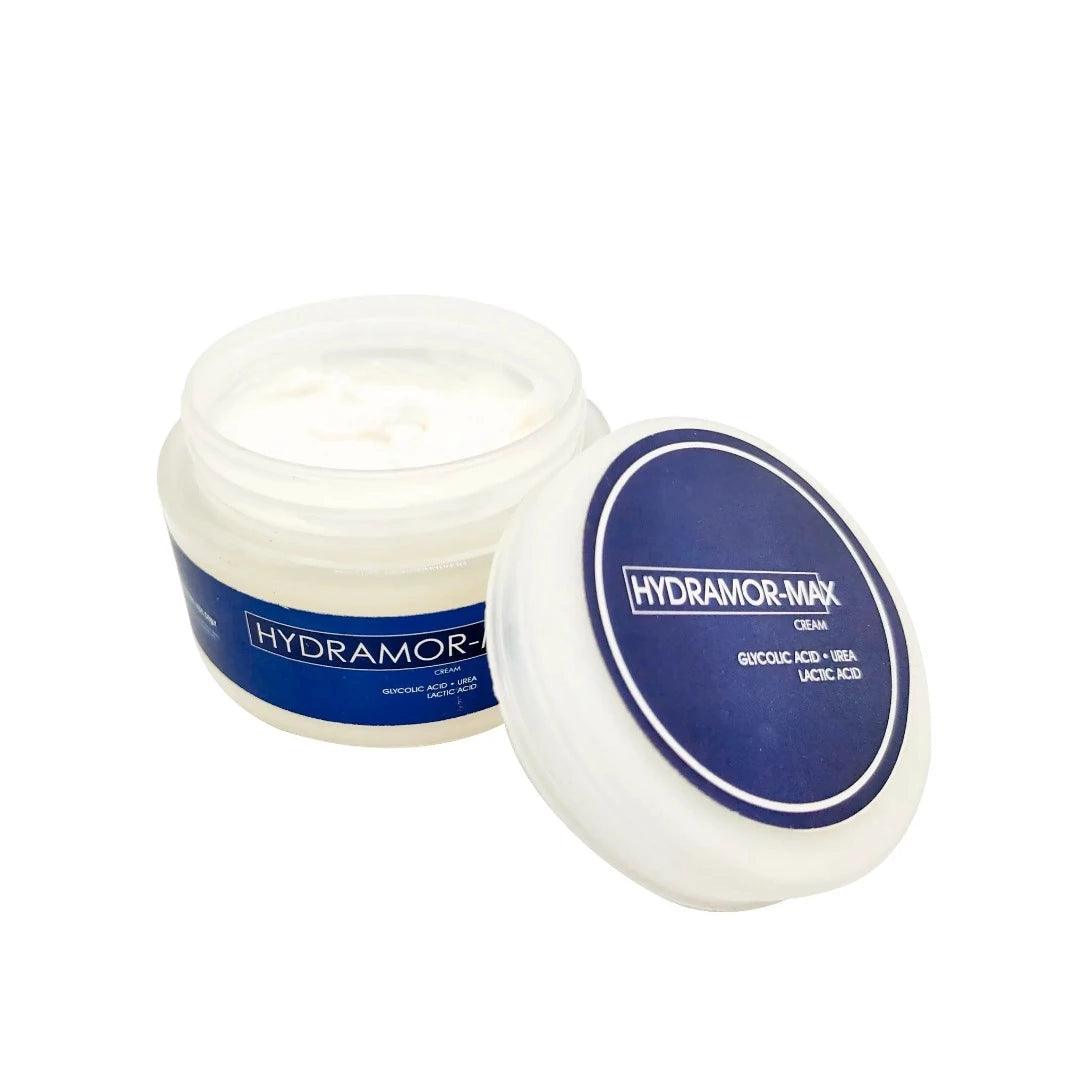 Hydramor Max Foot Cream with Glycolic Acid Urea and Lactic Acid for Excessive Dry Thick Scaly Cracked Heels. Glein Pharma India