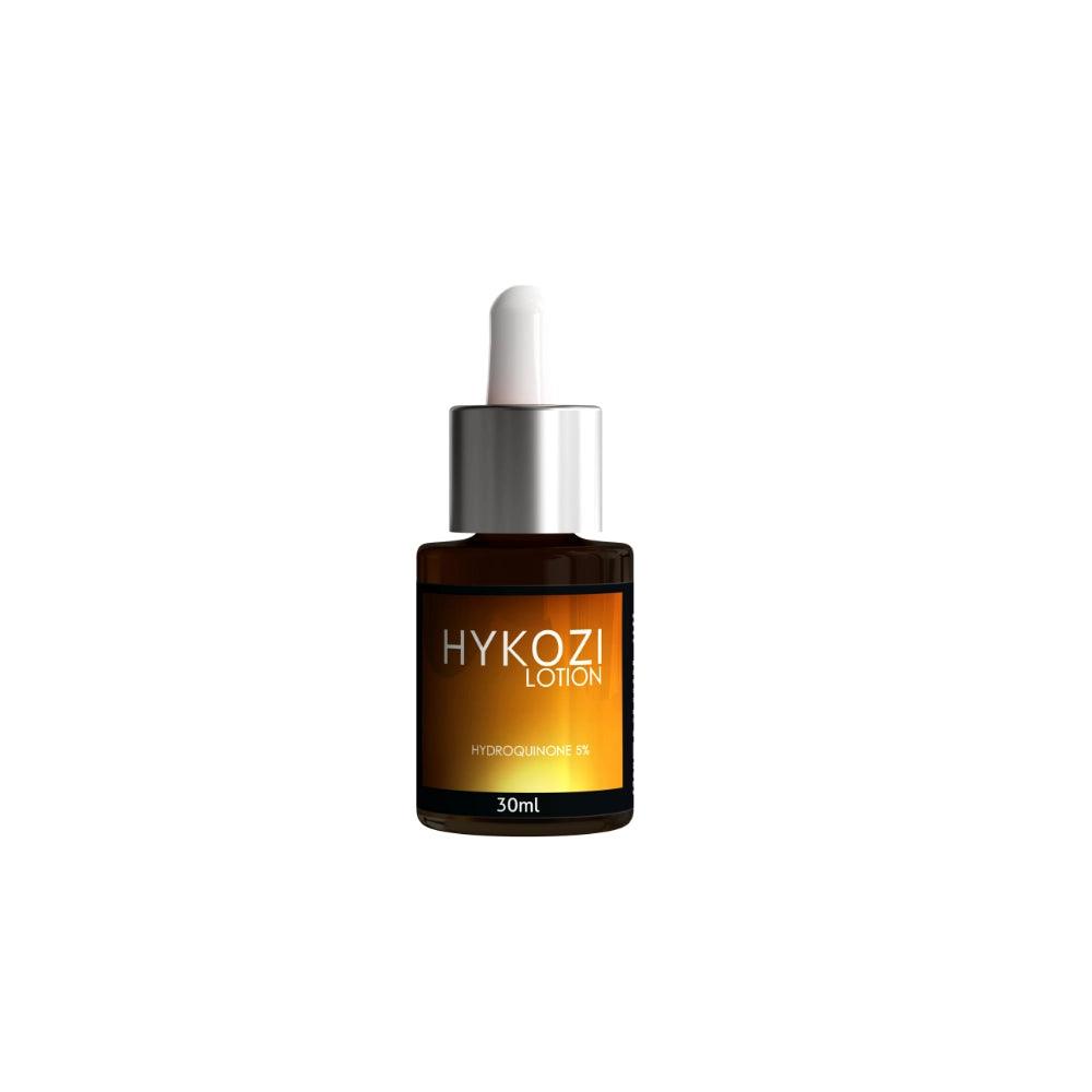 Biobrix Hykozi MAX Hydroquinone 5% Skin Lightening Lotion with Kojic Acid and Vitamin E. Glein Pharma.