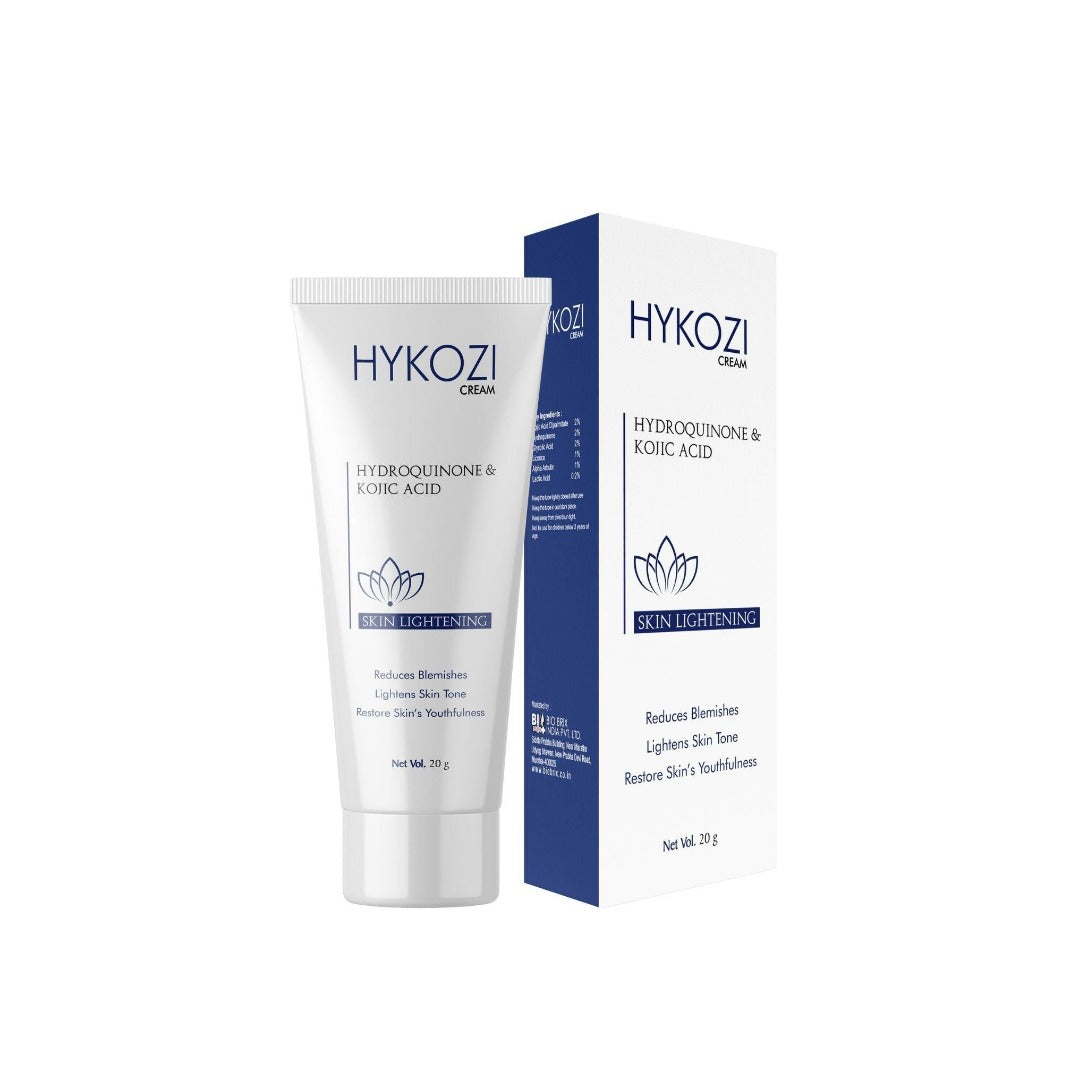 Hykozi Skin Lightening Cream with Hydroquinone Kojic Acid Glycolic Acid