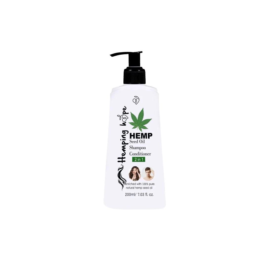 Hemping Hope Hemp Seed Oil Shampoo and Conditioner For All Hair Types Glein Pharma 