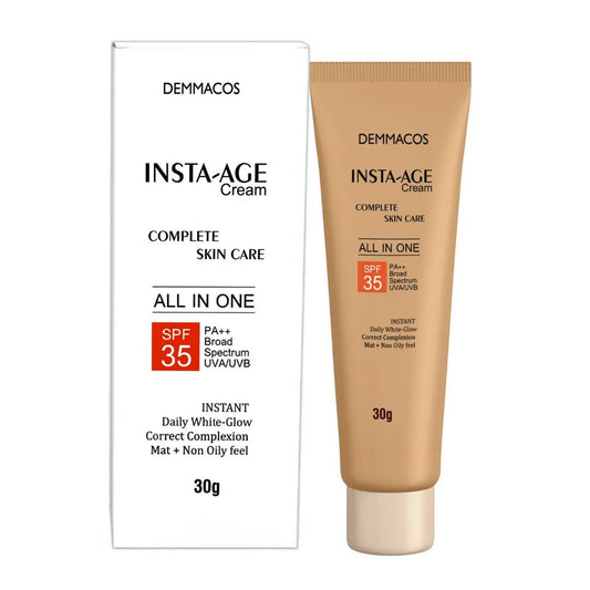 INSTA-AGE SPF 35 instant WhiteGlow Lightening and Brightening Face Cream 30gm Glein Pharma