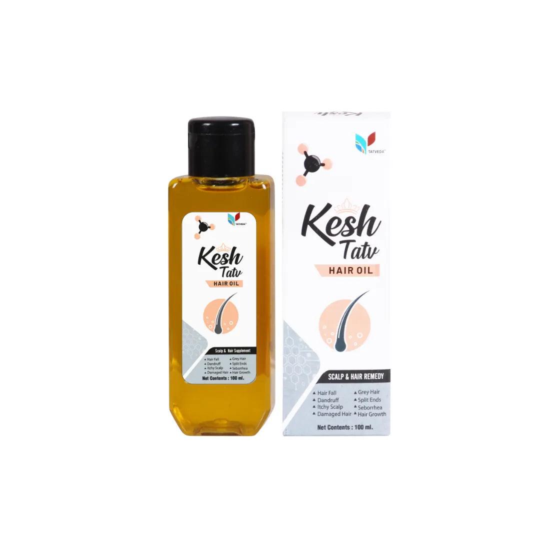 Tatveda Kesh Tatv Natural Herbal Ayurvedic Hair Growth Oil Glein Pharma