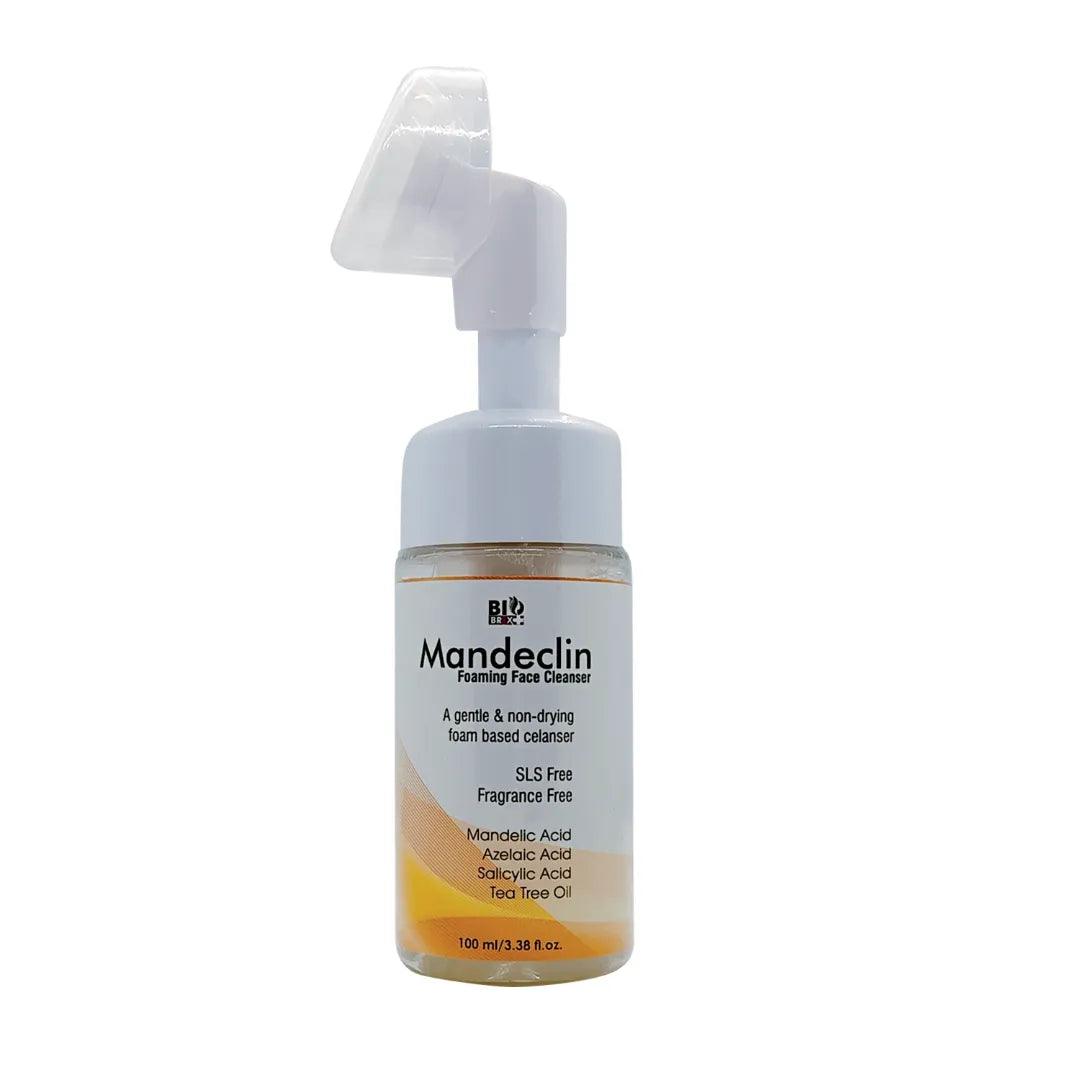 Biobrix Mandeclin Foaming Face Wash Cleanser for Sensitive and Acne Prone Skin - 100ml -Glein Pharma