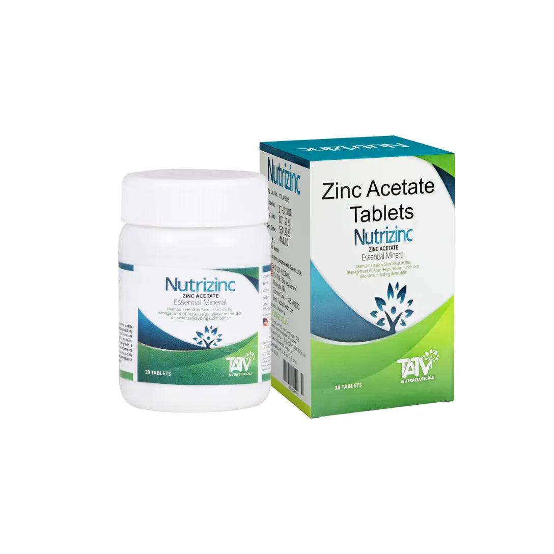 Nutrizinc: 50 Mg Elemental Zinc: Hair Skin & Immunity Supplement