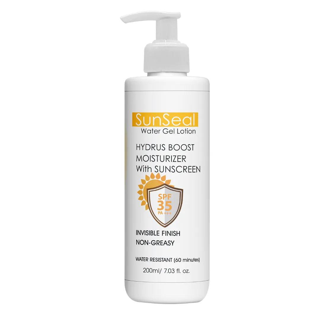 Biobrix Sunseal Invisible Water Resistant Moisturising Non Greasy Sunscreen Lotion with SPF 35 PA++ for All Skin Types. 200 ML Glein Pharma
