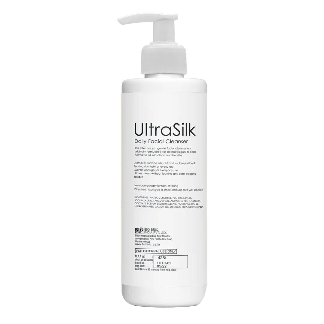 Biobrix ULTRASILK Ultra Gentle Cleansing Face Wash with Panthenol for Skin Glow Glein Pharma