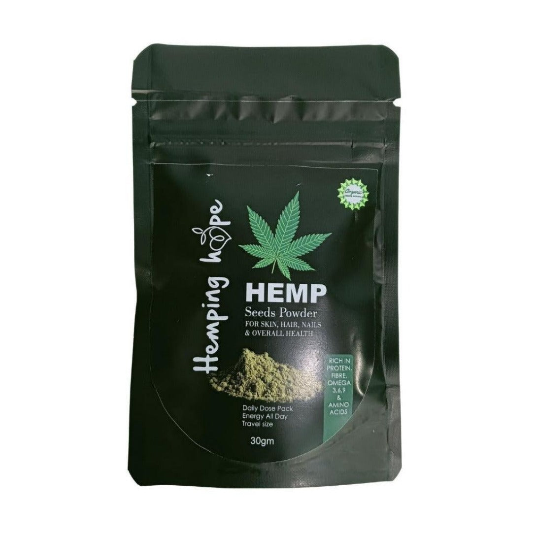 Organic Hemp Seed Protien Powder | Vegan Pure Natural Plant Based | Hemping hope Glein Pharma 
